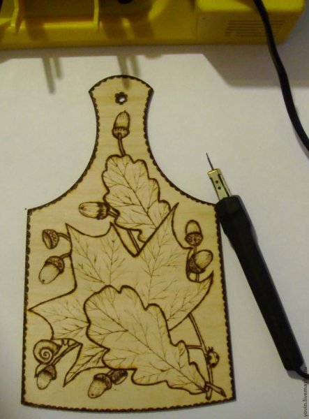 Доска разделочная с Выжиганием