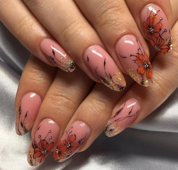 Изумрудный выкладной френч