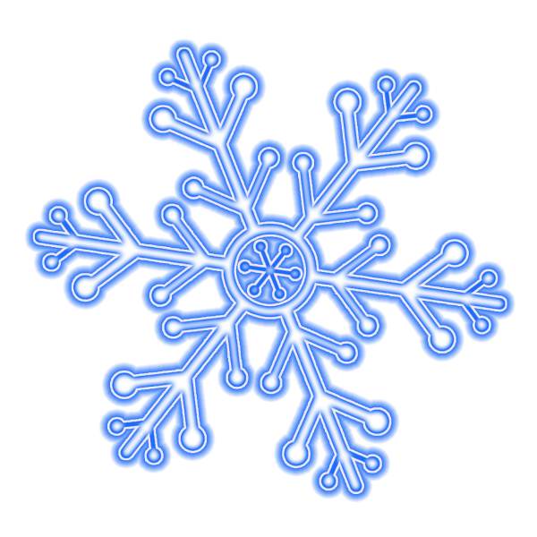 Снежинки на белом фоне