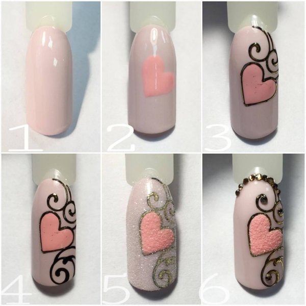 Рисование цветов на ногтях