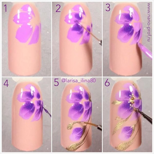 Узоры на ногтях для начинающих