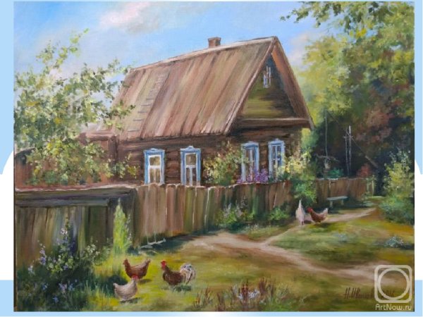 Художник Олег Буйко картины деревня