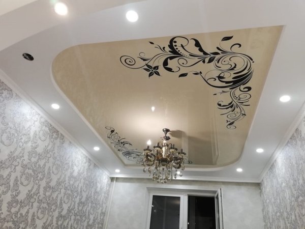 Подвесные потолки с узорами