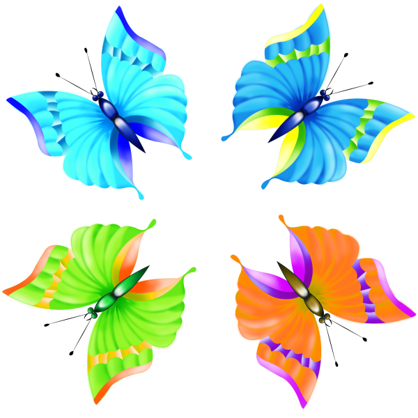 Бабочки для украшения группы