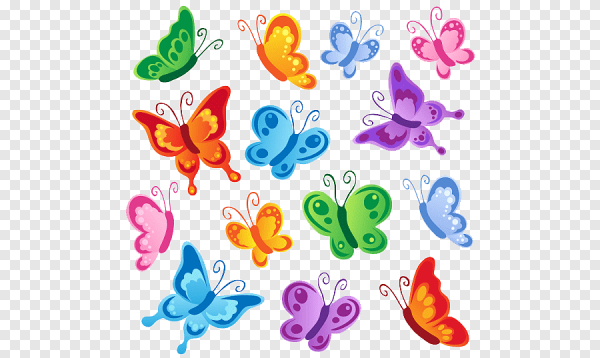 Стикеры "бабочки"