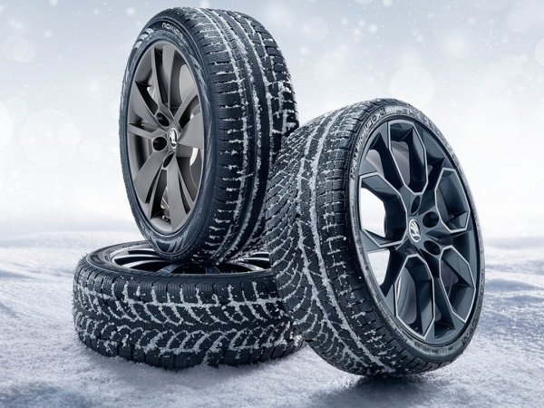 Комплект зимних шин в подарок