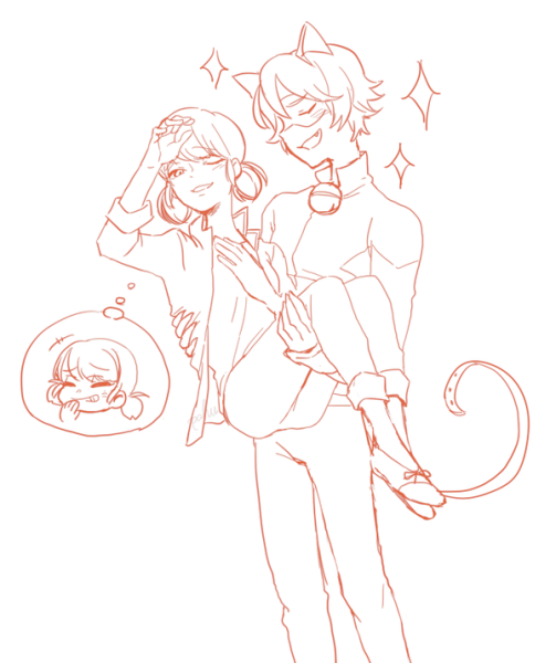 Леди баг рисунок карандашом