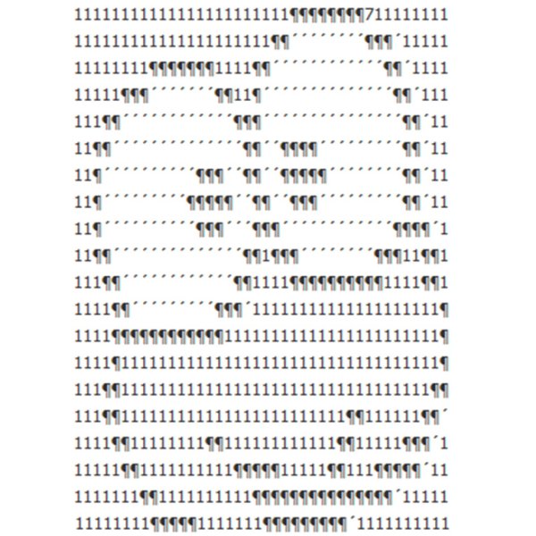 Изображения с помощью знаков