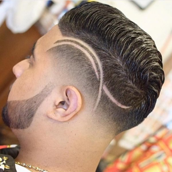 Мужские стрижки с узорами