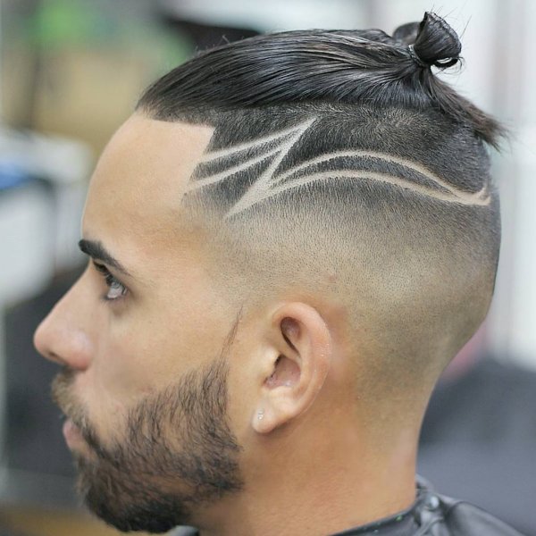 Мужские стрижки с узорами