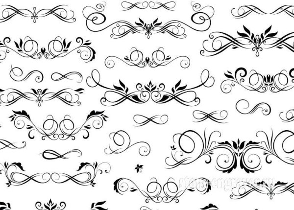 Векторные узоры для гравировки