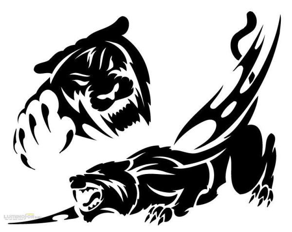 Монохромные рисунки для декупажа