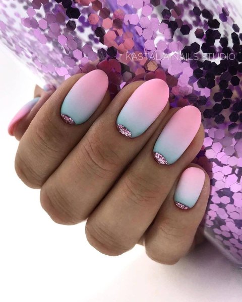 Маникюр градиент