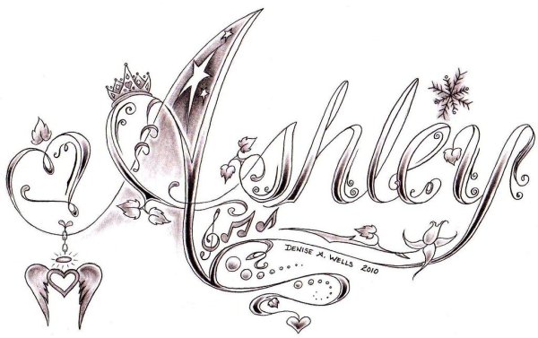 Эскизы имен