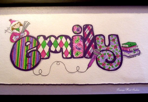 Нарисуй свое имя