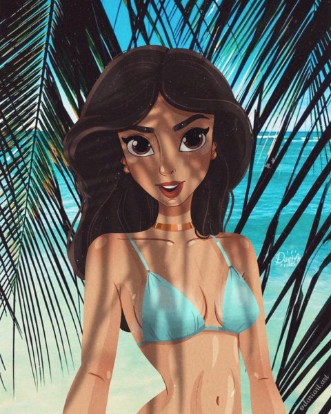 Срисовки Дисней Рапунцель