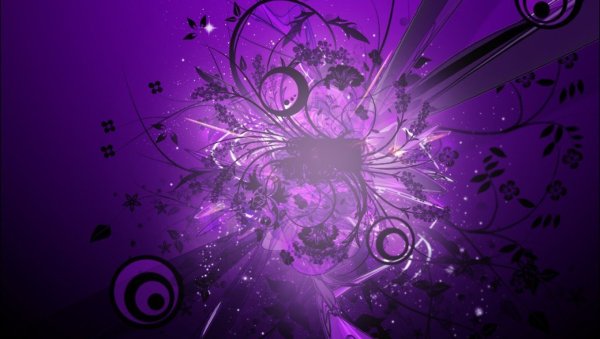 Абстракция в фиолетовых тонах