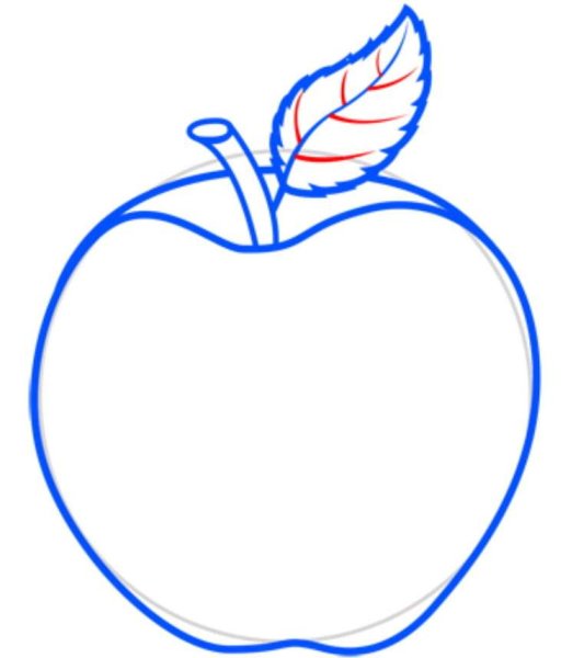Яблоко рисунок
