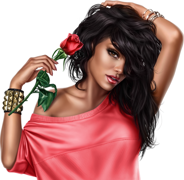 Мультяшная девушка