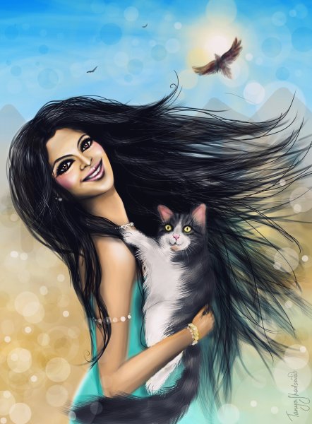 Мультяшные брюнетки