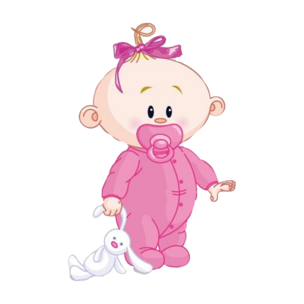 Новорожденный девочка на прозрачном фоне