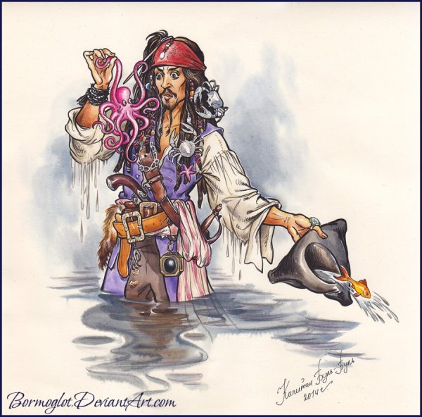 Джек Воробей в Ван Пис