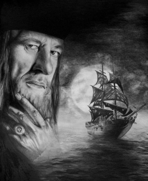 Тату Гектор Барбосса