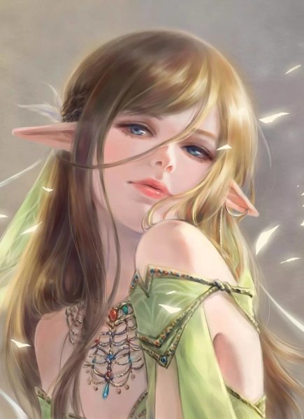 Эльфийка Рин лучница