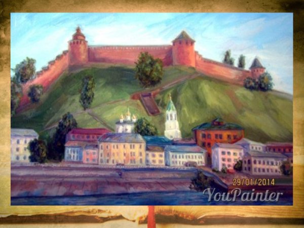 Нижний Новгород рисунки города