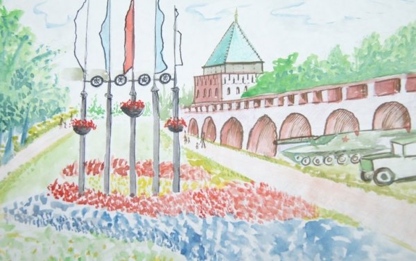 Нижний Новгород рисунки детей