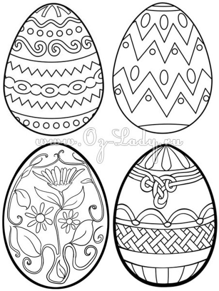 Роспись яиц узоры