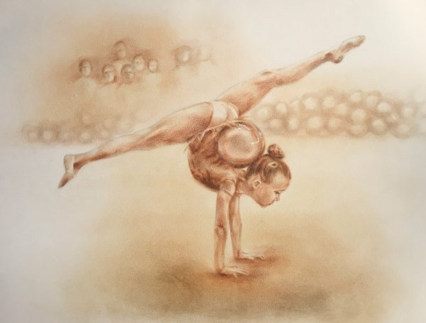 Гимнастки в живописи