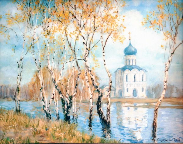 Храм храм Христа Спасителя в Москве картины