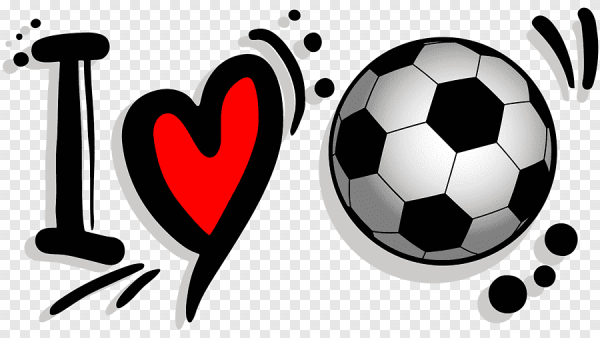 Надпись люблю футбол