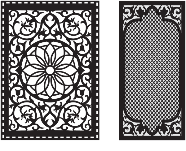 Арабские узоры DXF