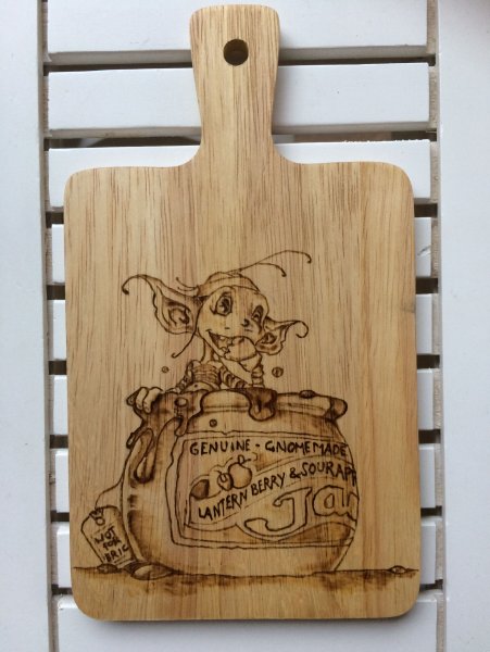 Доска разделочная с Выжиганием