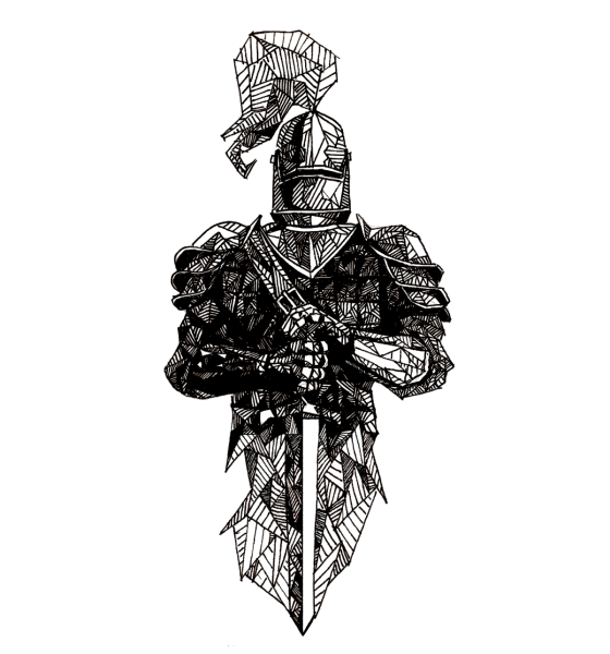 Рыцарь карандашом