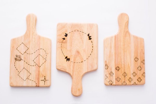 Доска разделочная с Выжиганием