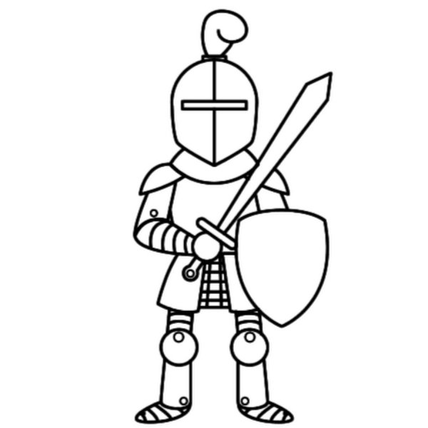 Рыцарь эскиз