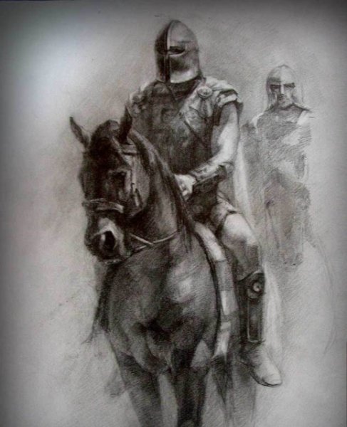 Нарисовать рыцаря