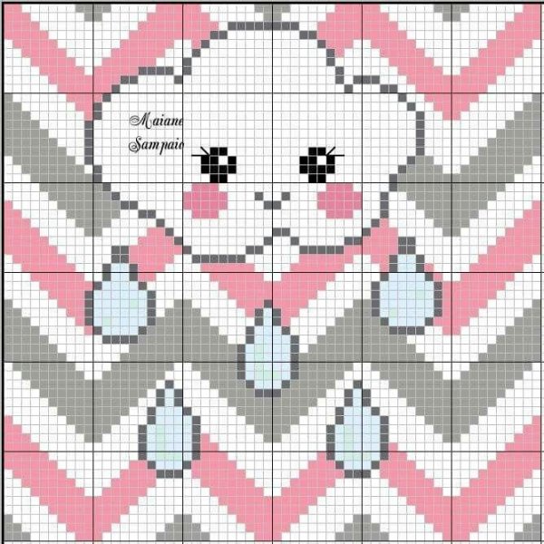 Пиксельные орнаменты для вязания