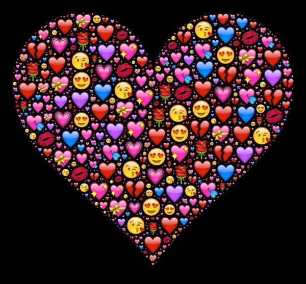 Куча сердечек
