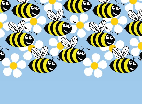 Фон пчелки для детского сада