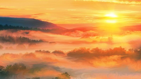 Пейзаж акрилом для начинающих