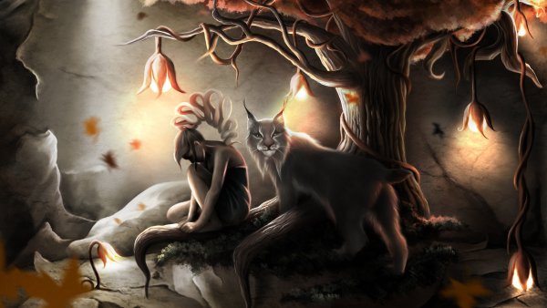 Картины Елены Дудиной в стиле фэнтези