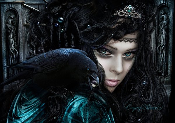 Блондинка с голубыми глазами фэнтези