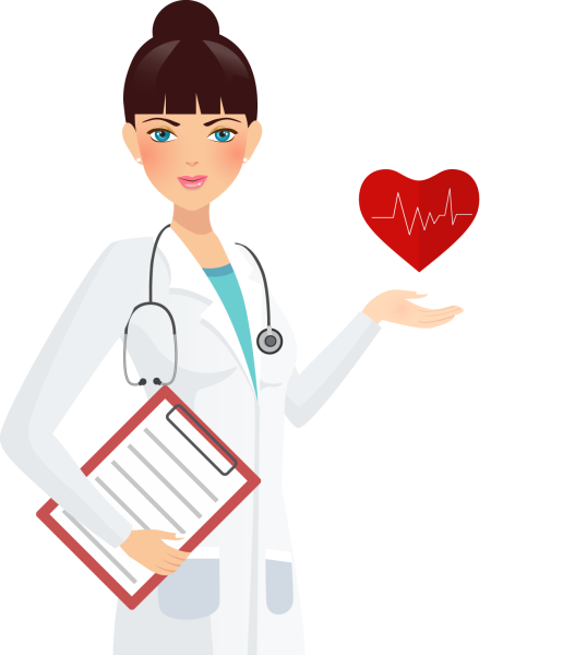 Доктор мультяшный на прозрачном фоне