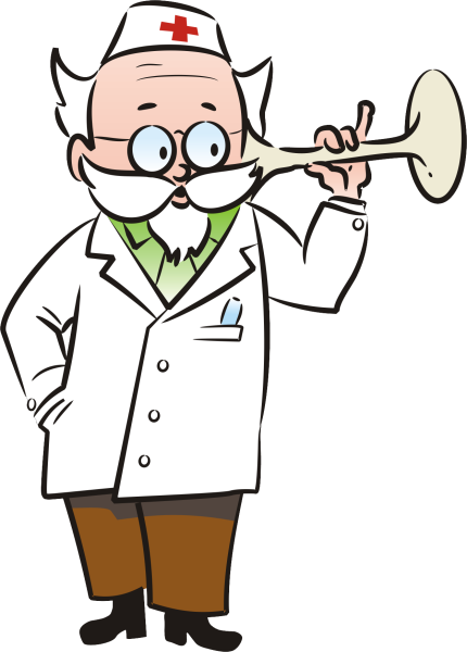 Рисунок доктора в работе для детей