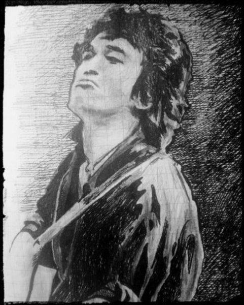 Виктор Цой Наброски