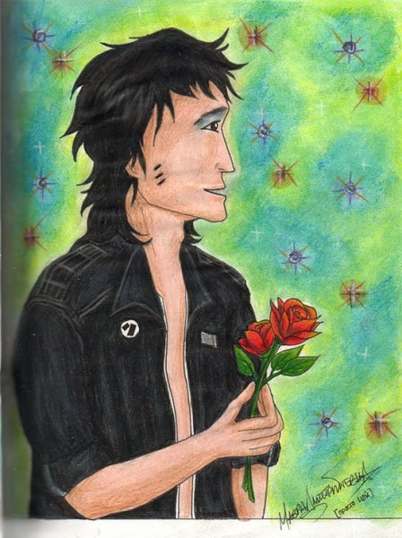 Виктор Цой анфас